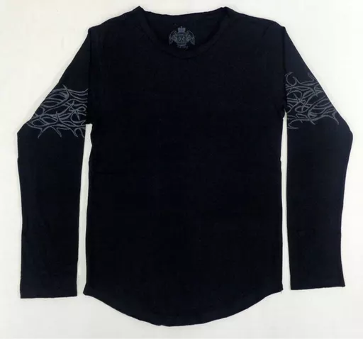 HYDE黒ミサ ロンT □即決□ HYDE 黑ミサ ロゴ ロングスリーブTシャツ ロンT 長袖 黒ミサ