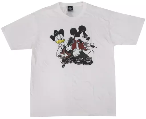 Tシャツ(男性アイドル)　B’z×ディズニー 親子TシャツB ホワイト Mサイズ 「B’z 30th Year Exhibition “SCENES” 1988-2018」 Special Editionグッズ