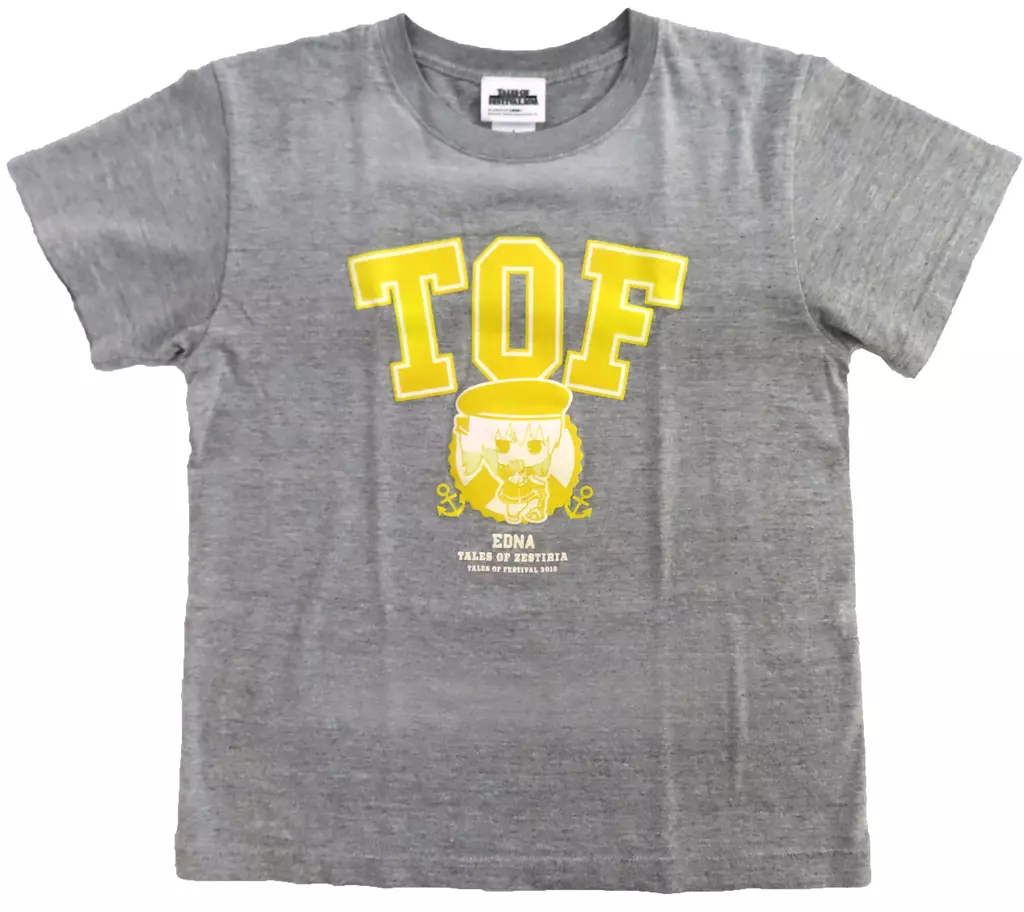 Tシャツ(キャラクター)　エドナ 公式キャラクターTシャツ グレー Sサイズ 「テイルズ オブ ゼスティリア」 テイルズ オブ フェスティバル 2018グッズ