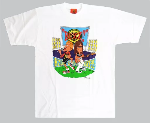 駿河屋 -<中古>B'z イラストTシャツ ホワイト 「B'z LIVE-GYM