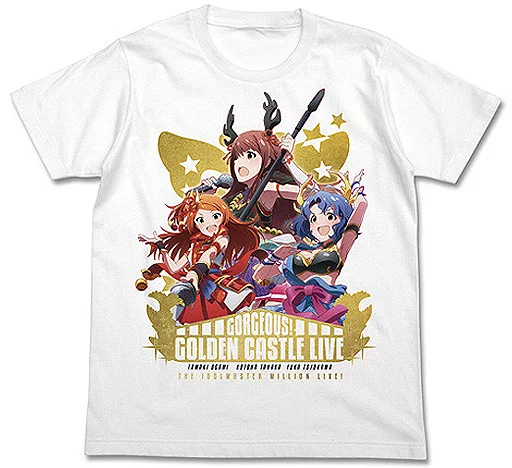 集合 絢爛!ゴールデンキャッスルライブ フルカラーTシャツ ホワイト Lサイズ 「アイドルマスター ミリオンライブ!」