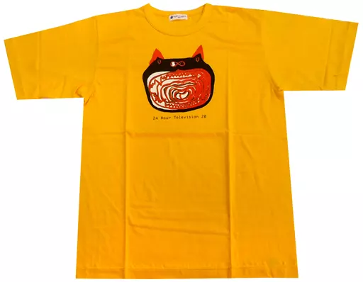 Tシャツ(男性アイドル)　チャリTシャツ オレンジ Lサイズ 「24時間テレビ 20(1997年)」