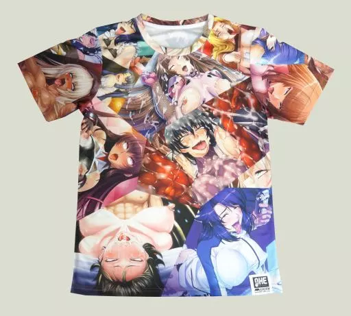 駿河屋 -【アダルト】<中古>AHE リリス謹製フルグラアヘ顔Tシャツ 
