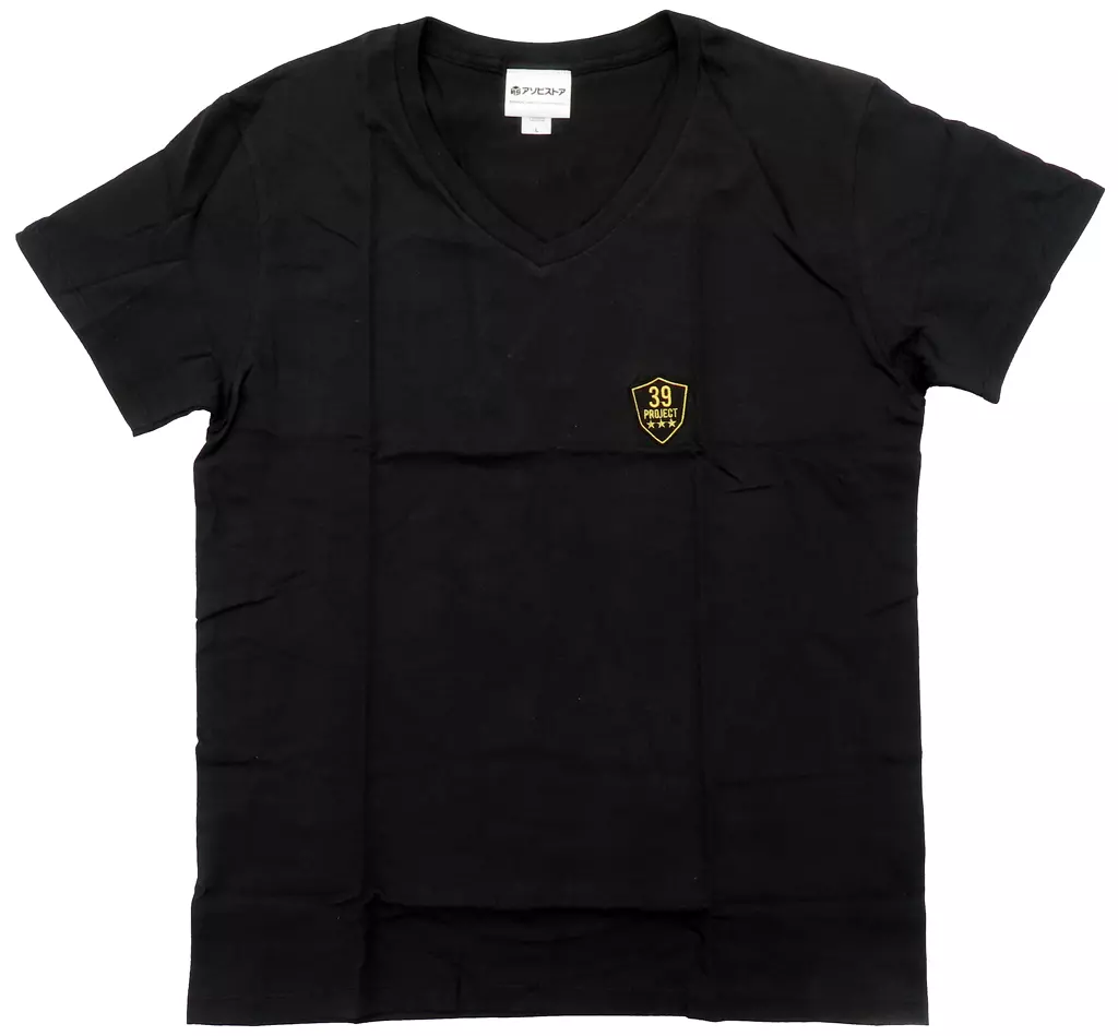 Tシャツ(キャラクター)　5thLIVE Ver. アソビストアプレミアムTシャツ(Vネック) ブラック Lサイズ 「アイドルマスター ミリオンライブ!」 アソビストア プレミアム会員限定