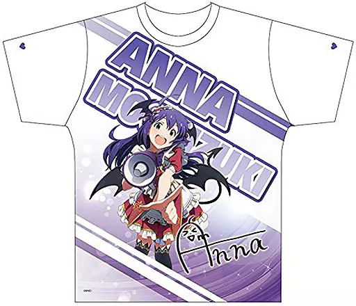 望月杏奈 両面フルグラフィックTシャツ ホワイト×パープル Mサイズ 「アイドルマスター ミリオンライブ!」