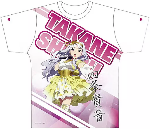 四条貴音 両面フルグラフィックTシャツ ホワイト×パープル Lサイズ 「アイドルマスター ミリオンライブ!」