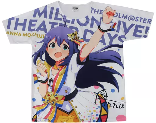 望月杏奈(サイン入りver.) フルカラーTシャツ ヌーベル・トリコロールver. ホワイト フリーサイズ(Lサイズ) 「THE IDOLM＠STER MILLION LIVE! THEATER DAYS 1st anniversary in AKIHABARA」