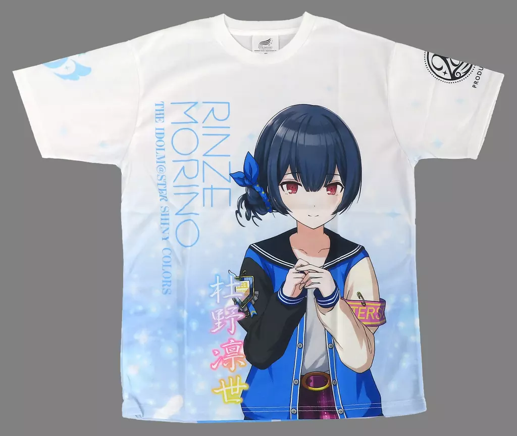 杜野凛世 公式フルグラフィックTシャツ ブルー Mサイズ 「THE IDOLM＠STER SHINY COLORS 1stLIVE FLY TO THE SHINY SKY」