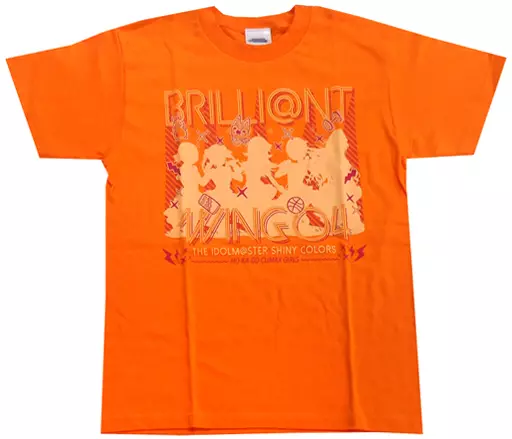 アイドルマスター シャイニーカラーズ Tシャツ オレンジ Sサイズ 「THE IDOLM＠STER SHINY COLORS BRILLI＠NT WING 04 夢咲きAfter school 発売記念イベント」