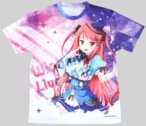 ウィッチズガーデン　緋宮あやり　フルグラフィックTシャツ　ういんどみるライブ ウィッチズガーデン 緋宮あやり フルグラフィックTシャツ ういんどみる