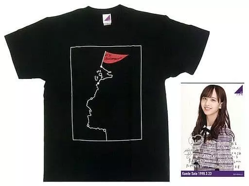 駿河屋 -<中古>佐藤楓 生誕記念Tシャツ(ポストカード付