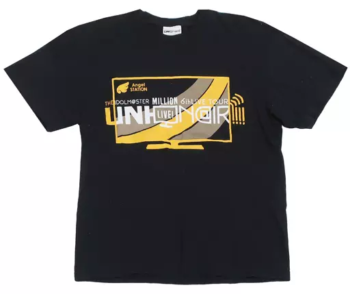 アイドルマスター ミリオンライブ! 公式Tシャツ ブラック Lサイズ 「THE IDOLM＠STER MILLION LIVE! 6thLIVE TOUR UNI-ON＠IR!!!!」