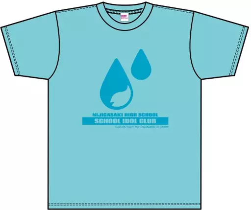Tシャツ(キャラクター)　桜坂しずく アイコンTシャツ ライトブルー Lサイズ 「ラブライブ!虹ヶ咲学園スクールアイドル同好会」