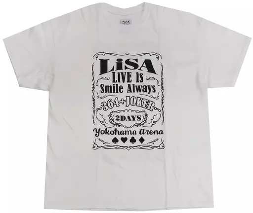駿河屋 -<中古>LiSA Tシャツ～364+JOKER Ver.～ ホワイト M