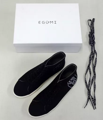 EGUMI スニーカー 江口拓也 BLACK Lサイズ 駿河屋 -<中古>江口拓也 EGUMI STAR HIGH(スニーカー) ブラック L