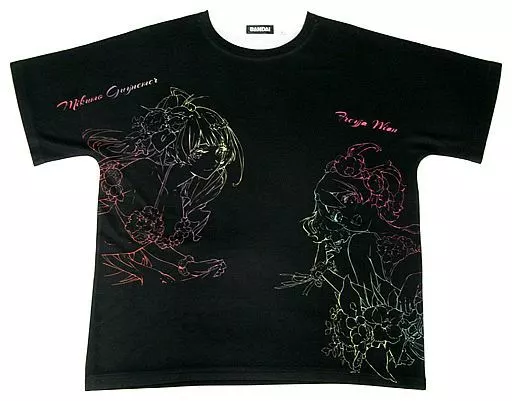 おしゃれマクロス　夏色のワルキューレ　tシャツ マクロスΔ】戦術音楽ユニット“ワルキューレ”が背面に大胆にデザイン
