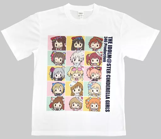 シンデレラガールズ Tシャツ ホワイト Lサイズ 「THE IDOLM＠STER M＠STERS OF IDOL WORLD!!2015」