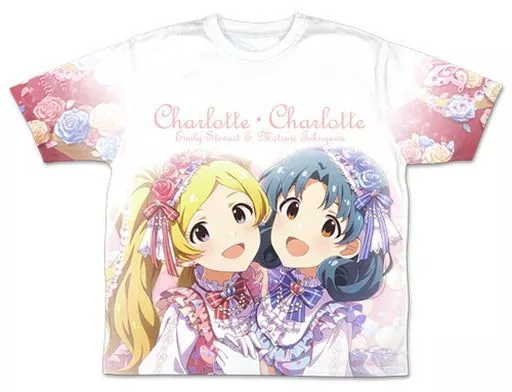 Charlotte・Charlotte 両面フルグラフィックTシャツ ホワイト XLサイズ 「アイドルマスター ミリオンライブ!」