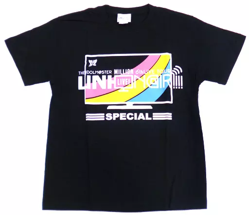 アイドルマスター ミリオンライブ! 公式Tシャツ ブラック Sサイズ 「THE IDOLM＠STER MILLION LIVE! 6thLIVE TOUR UNI-ON＠IR!!!! SPECIAL」