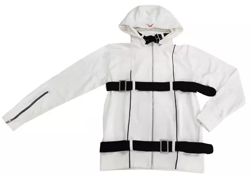 【訳あり】コードギアス × R4G C.C. 拘束衣 ZIP パーカー L コードギアス 反逆のルルーシュ × R4G C.C. 拘束衣 FULL ZIP HOODIE