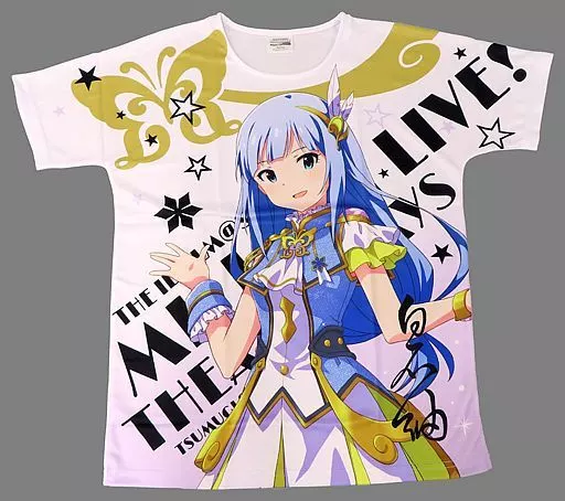 白石紬 ルミエール・パピヨンver. フルカラーTシャツ ホワイト フリーサイズ 「アイドルマスター ミリオンライブ!」