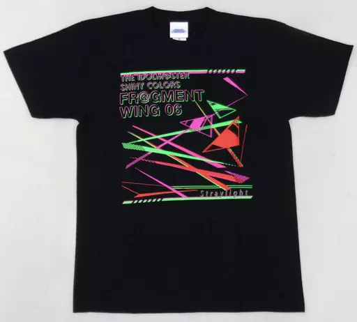 ストレイライト Tシャツ ブラック Sサイズ 「アイドルマスター シャイニーカラーズ FR＠GMENT WING 06」 発売記念イベントグッズ
