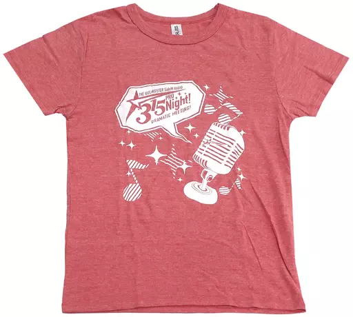 Tシャツ ピンク Lサイズ 「アイドルマスター SideM ラジオ 315プロNight! ドラマチックミーティング!」