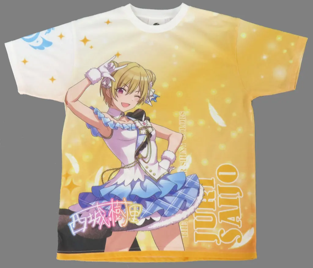 西城樹里(2ndLIVE ver.) 公式フルグラフィックTシャツ オレンジ Mサイズ 「THE IDOLM＠STER SHINY COLORS 2ndLIVE STEP INTO THE SUNSET SKY」