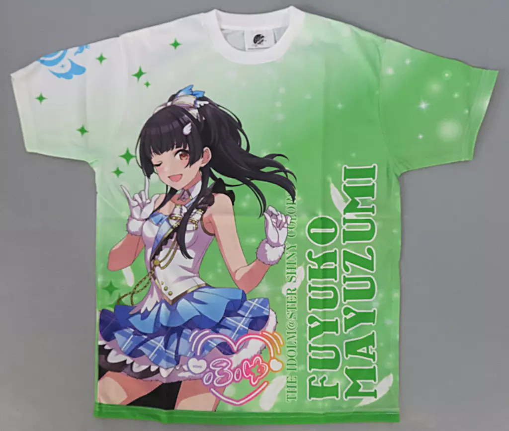 黛冬優子(2ndLIVE ver.) 公式フルグラフィックTシャツ ライトグリーン Sサイズ 「THE IDOLM＠STER SHINY COLORS 2ndLIVE STEP INTO THE SUNSET SKY」