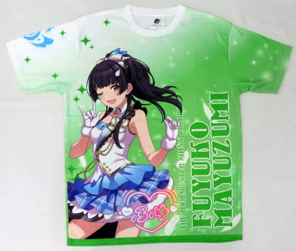 黛冬優子(2ndLIVE ver.) 公式フルグラフィックTシャツ ライトグリーン Mサイズ 「THE IDOLM＠STER SHINY COLORS 2ndLIVE STEP INTO THE SUNSET SKY」