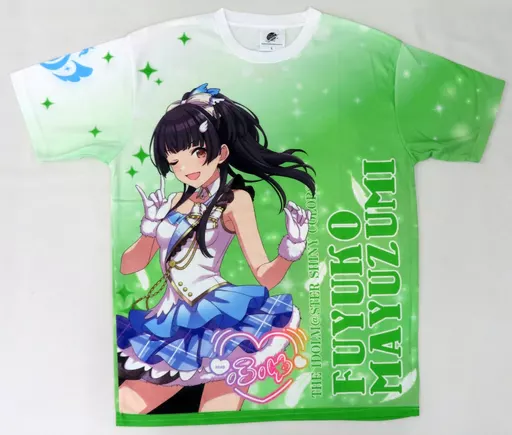 黛冬優子(2ndLIVE ver.) 公式フルグラフィックTシャツ ライトグリーン Lサイズ 「THE IDOLM＠STER SHINY COLORS 2ndLIVE STEP INTO THE SUNSET SKY」