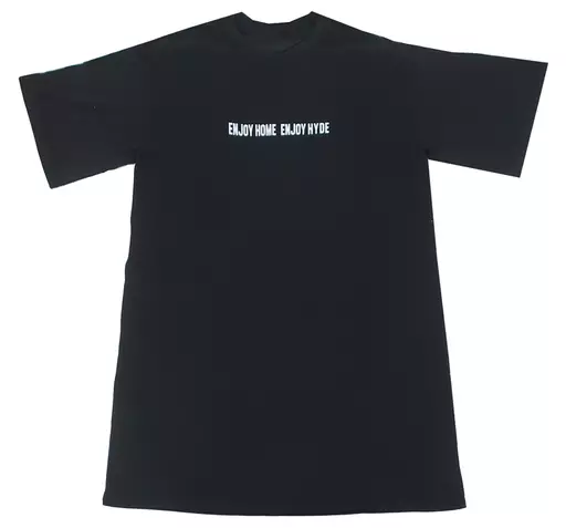 L'Arc～en～Ciel　HYDE　Tシャツドレス 　ルームウエア　ワンピース 駿河屋 -<中古>hyde(L'Arc～en～Ciel) Tシャツワンピース ブラック