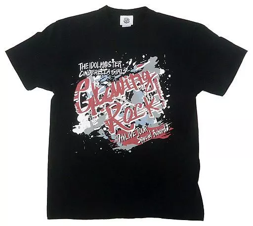 Glowing Rock! Ver. 公式Tシャツ ブラック Lサイズ 「THE IDOLM＠STER CINDERELLA GIRLS 7thLIVE TOUR Special 3chord」