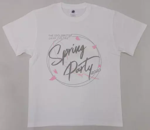 イベントロゴ 公式Tシャツ ホワイト Sサイズ 「THE IDOLM＠STER SHINY COLORS SPRING PARTY 2020」