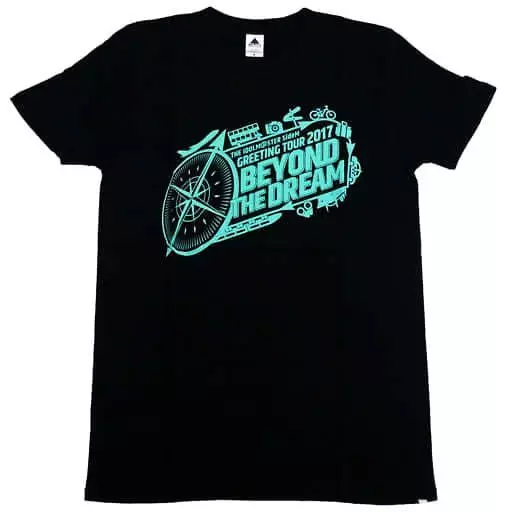 Tシャツ A柄 ブラック Lサイズ 「THE IDOLM＠STER SideM GREETING TOUR 2017 ?BEYOND THE DREAM?」