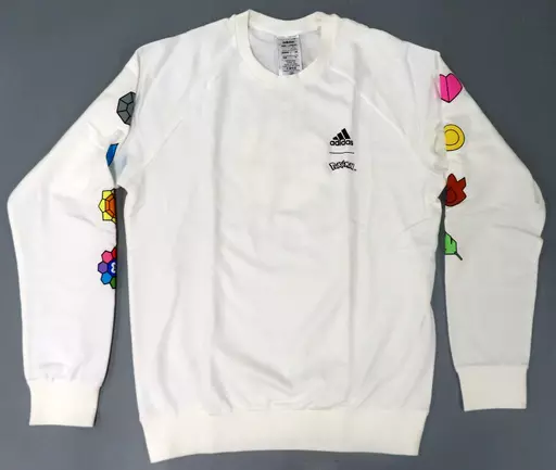 衣類　カントーバッジ クルーネックスウェット ホワイト メンズXO(2XL)サイズ 「ポケットモンスター×adidas」