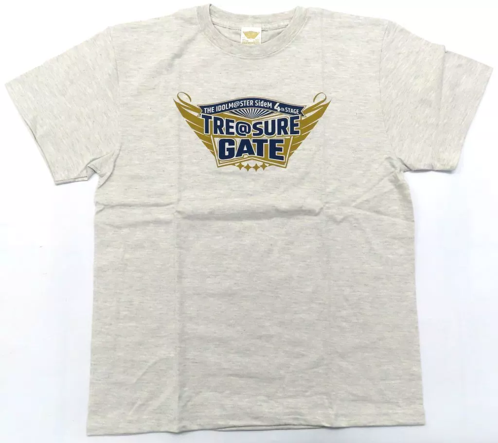 5/12ver. 公式Tシャツ グレー Lサイズ 「THE IDOLM＠STER SideM 4th STAGE ～TRE＠SURE GATE～」