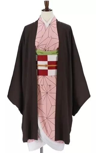 竈門禰豆子の衣装 ピンク×ブラウン Lサイズ 「鬼滅の刃」