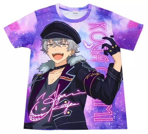 衣類　大神晃牙 フルグラフィックTシャツ パープル フリーサイズ 「あんさんぶるスターズ!」
