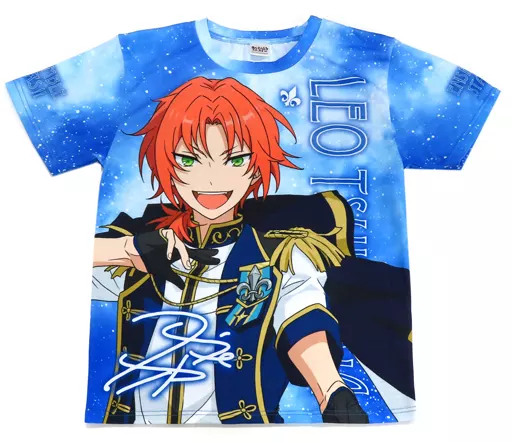衣類　月永レオ フルグラフィックTシャツ ブルー フリーサイズ 「あんさんぶるスターズ!」