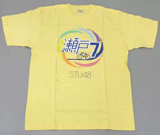 瀬戸7(STU48) ユニット共通Tシャツ イエロー XL 瀬戸7(STU48) ユニット共通Tシャツ イエロー XL - メルカリ