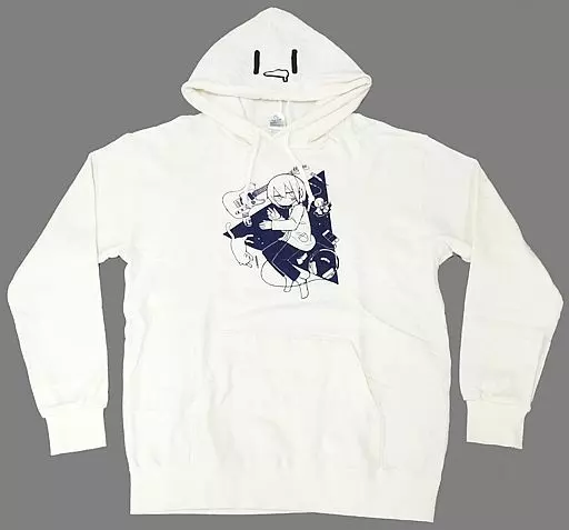 まふまふ　ヴィレッジヴァンガード　パーカー　白 お知らせ①】 ヴィレヴァンさんとコラボしました！！ カレーの時に着て