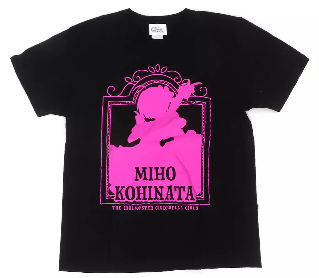 小日向美穂(Live Broadcast 24magic ver.) 公式シルエットTシャツ ブラック Lサイズ 「THE IDOLM＠STER CINDERELLA GIRLS Live Broadcast 24magic ～シンデレラたちの24時間生放送!～」