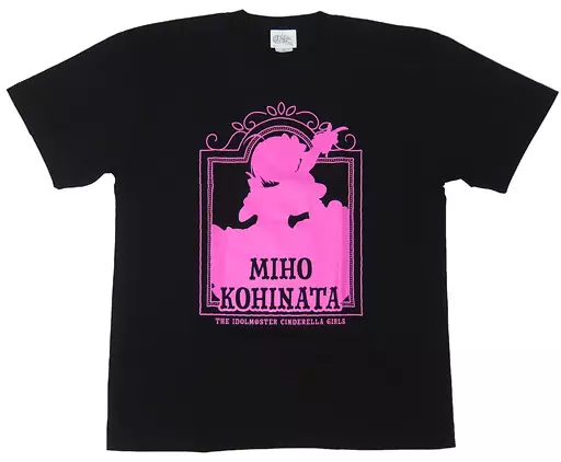 小日向美穂(Live Broadcast 24magic ver.) 公式シルエットTシャツ ブラック XLサイズ 「THE IDOLM＠STER CINDERELLA GIRLS Live Broadcast 24magic ～シンデレラたちの24時間生放送!～」
