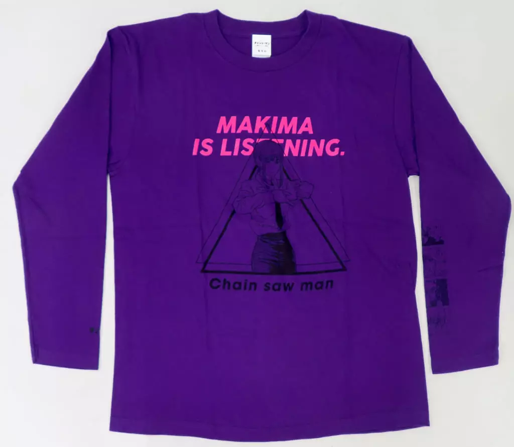 衣類　マキマ ロングTシャツ パープル Lサイズ 「チェンソーマン」