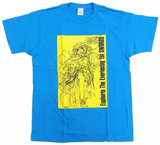 悠久のユーフォリア イベントTシャツ ブルー Lサイズ 「永遠神剣・第3章 悠久のユーフォリア 1st SWORD ～READING DRAMAS＆MUSIC LIVE～」
