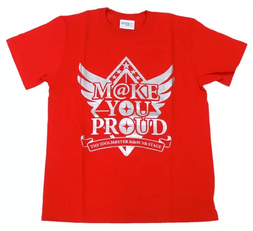 アイドルマスター SideM 315Pro High×Joker 公式ユニットTシャツ レッド Lサイズ 「THE IDOLM＠STER SideM 5th STAGE ～M＠KE YOU PROUD～」