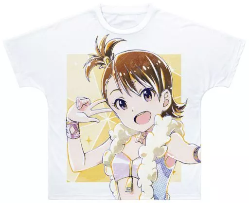 双海亜美 Ani-Art フルグラフィックTシャツ ホワイト ユニセックス Mサイズ 「アイドルマスター ミリオンライブ!」