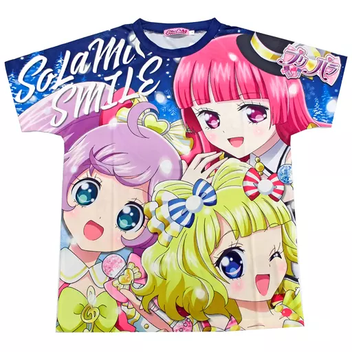 衣類　そらみスマイル フルグラフィックＴシャツ フルカラー Lサイズ 「プリパラ クリスマス☆ドリームライブ2016」