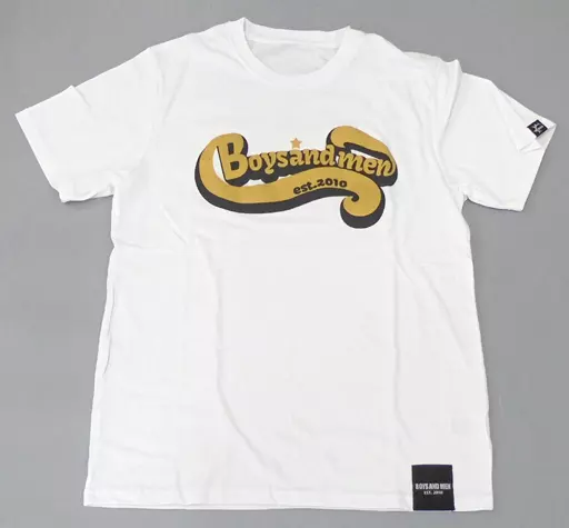 水野勝(BOYS AND MEN) Tシャツ ホワイト×ゴールド 2017年グッズ